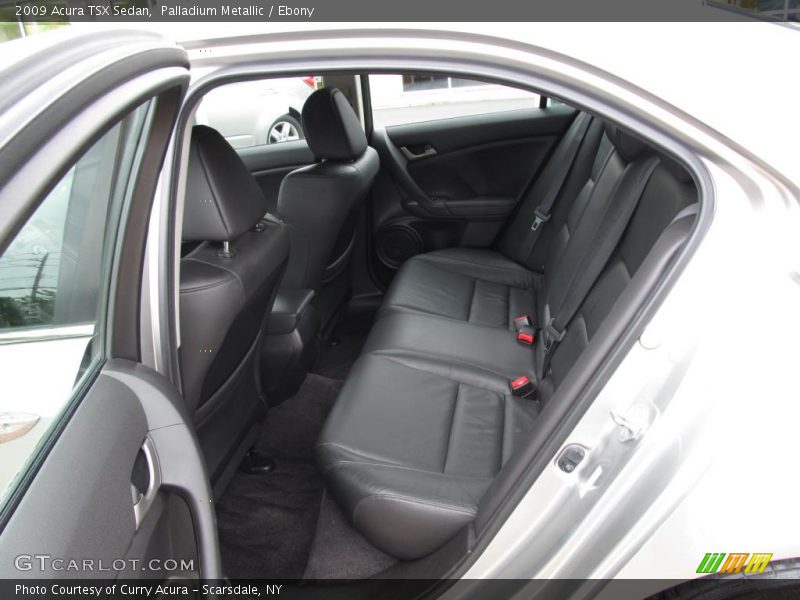 Palladium Metallic / Ebony 2009 Acura TSX Sedan