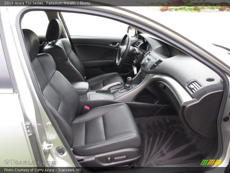 Palladium Metallic / Ebony 2009 Acura TSX Sedan