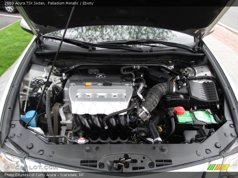 Palladium Metallic / Ebony 2009 Acura TSX Sedan