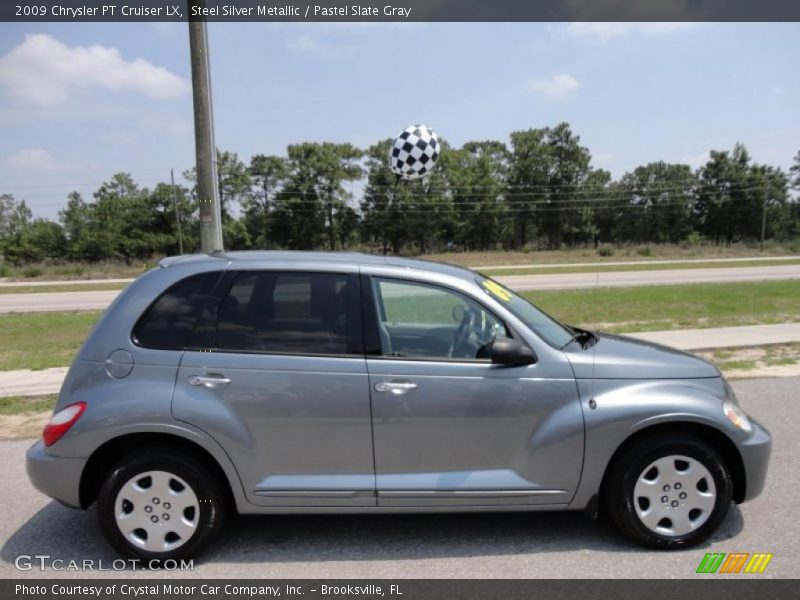 Steel Silver Metallic / Pastel Slate Gray 2009 Chrysler PT Cruiser LX
