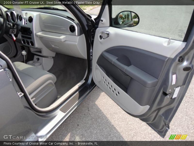 Steel Silver Metallic / Pastel Slate Gray 2009 Chrysler PT Cruiser LX