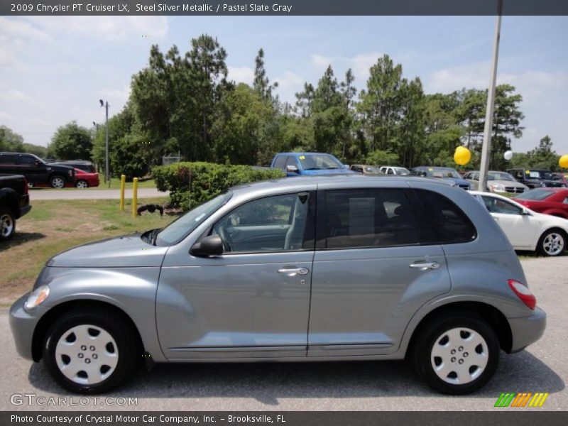 Steel Silver Metallic / Pastel Slate Gray 2009 Chrysler PT Cruiser LX