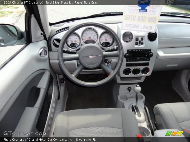 Steel Silver Metallic / Pastel Slate Gray 2009 Chrysler PT Cruiser LX