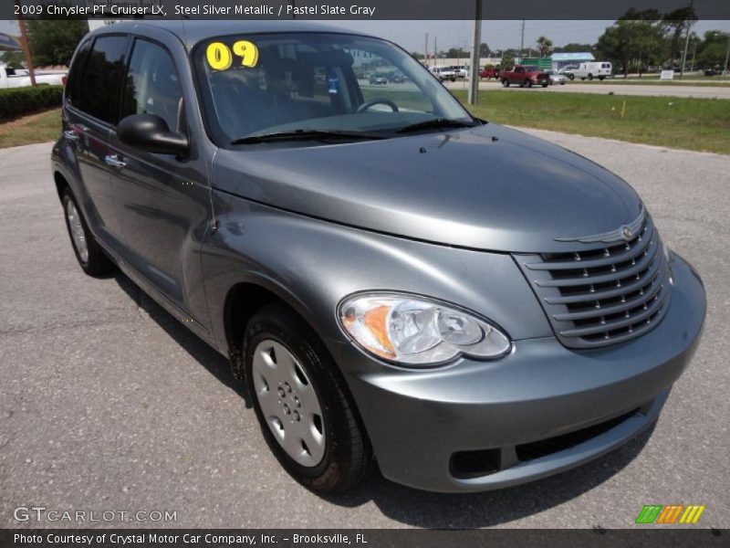 Steel Silver Metallic / Pastel Slate Gray 2009 Chrysler PT Cruiser LX