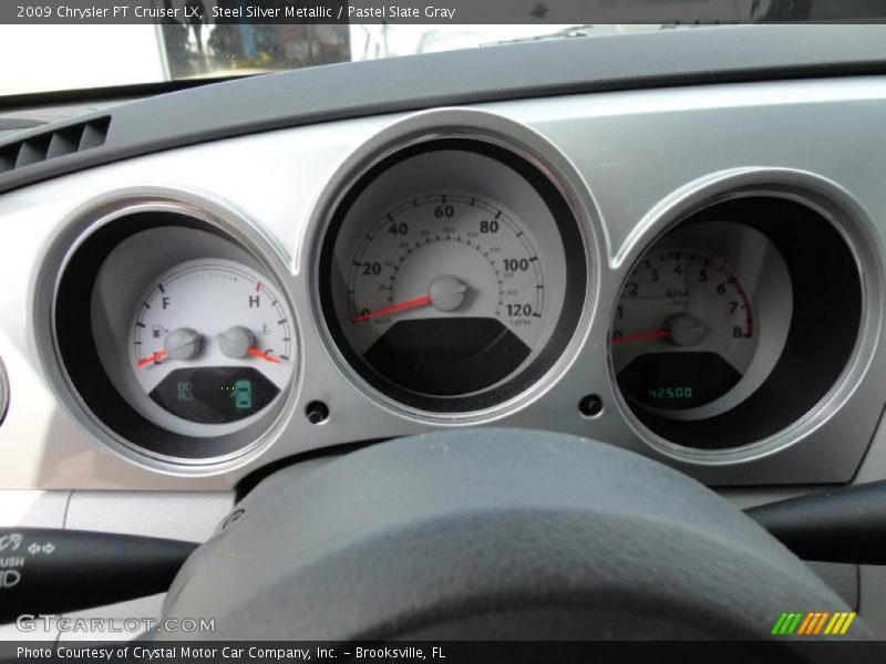 Steel Silver Metallic / Pastel Slate Gray 2009 Chrysler PT Cruiser LX
