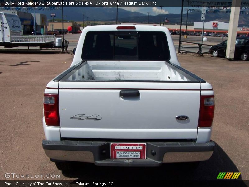 Oxford White / Medium Dark Flint 2004 Ford Ranger XLT SuperCab Flare Side 4x4