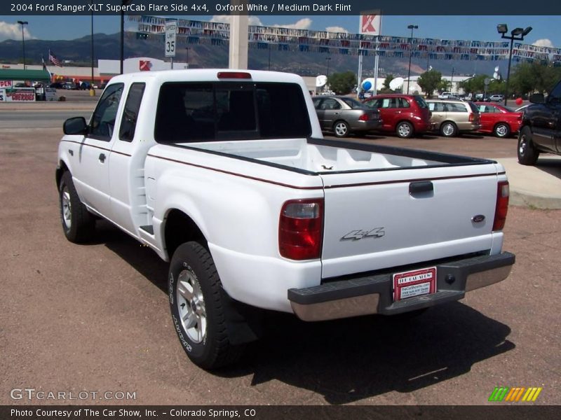 Oxford White / Medium Dark Flint 2004 Ford Ranger XLT SuperCab Flare Side 4x4