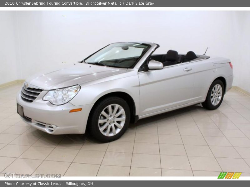 Bright Silver Metallic / Dark Slate Gray 2010 Chrysler Sebring Touring Convertible