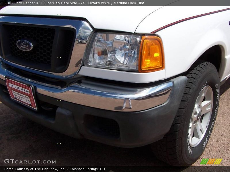Oxford White / Medium Dark Flint 2004 Ford Ranger XLT SuperCab Flare Side 4x4