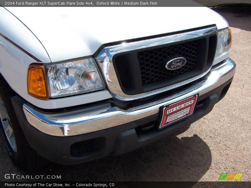 Oxford White / Medium Dark Flint 2004 Ford Ranger XLT SuperCab Flare Side 4x4