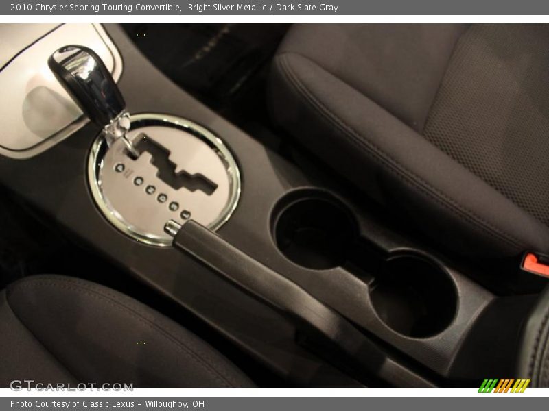 Bright Silver Metallic / Dark Slate Gray 2010 Chrysler Sebring Touring Convertible