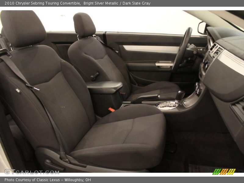 Bright Silver Metallic / Dark Slate Gray 2010 Chrysler Sebring Touring Convertible