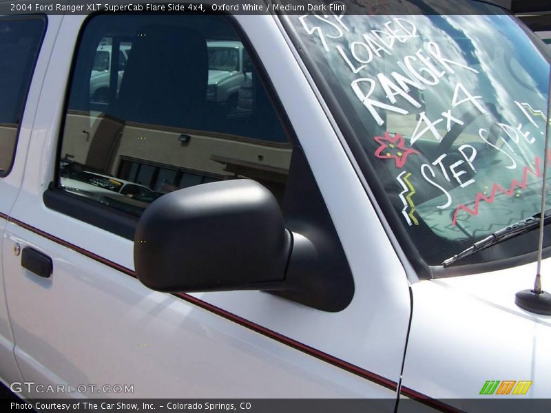 Oxford White / Medium Dark Flint 2004 Ford Ranger XLT SuperCab Flare Side 4x4