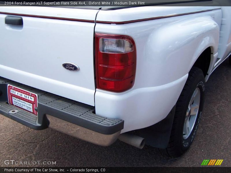 Oxford White / Medium Dark Flint 2004 Ford Ranger XLT SuperCab Flare Side 4x4