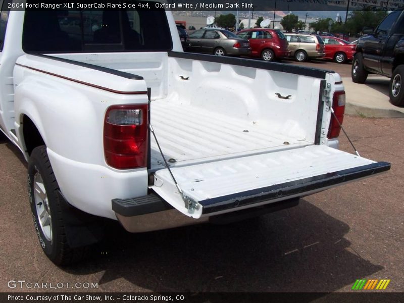 Oxford White / Medium Dark Flint 2004 Ford Ranger XLT SuperCab Flare Side 4x4