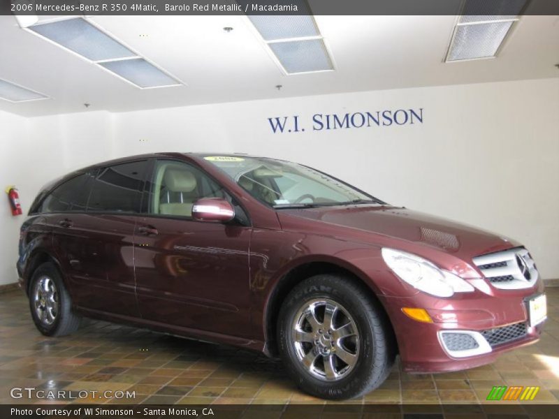 Barolo Red Metallic / Macadamia 2006 Mercedes-Benz R 350 4Matic