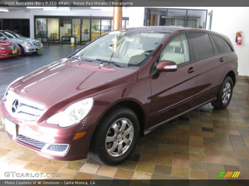 Barolo Red Metallic / Macadamia 2006 Mercedes-Benz R 350 4Matic