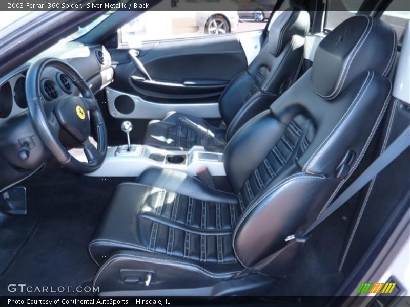  2003 360 Spider Black Interior