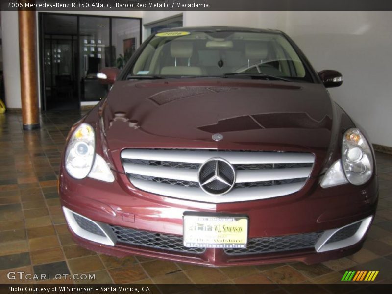 Barolo Red Metallic / Macadamia 2006 Mercedes-Benz R 350 4Matic