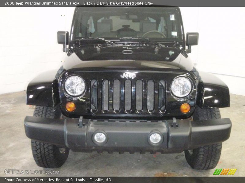 Black / Dark Slate Gray/Med Slate Gray 2008 Jeep Wrangler Unlimited Sahara 4x4