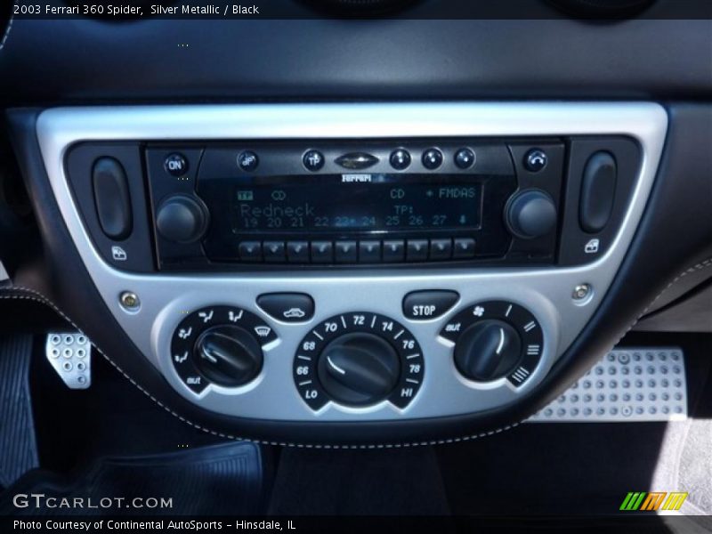 Controls of 2003 360 Spider