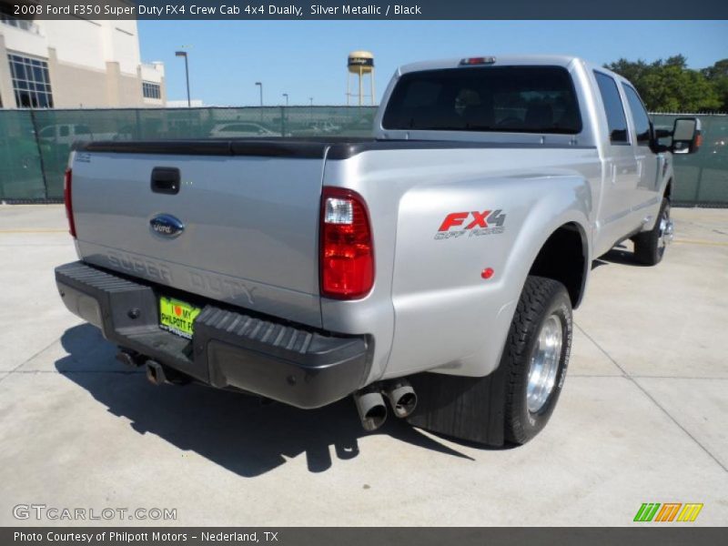 Silver Metallic / Black 2008 Ford F350 Super Duty FX4 Crew Cab 4x4 Dually