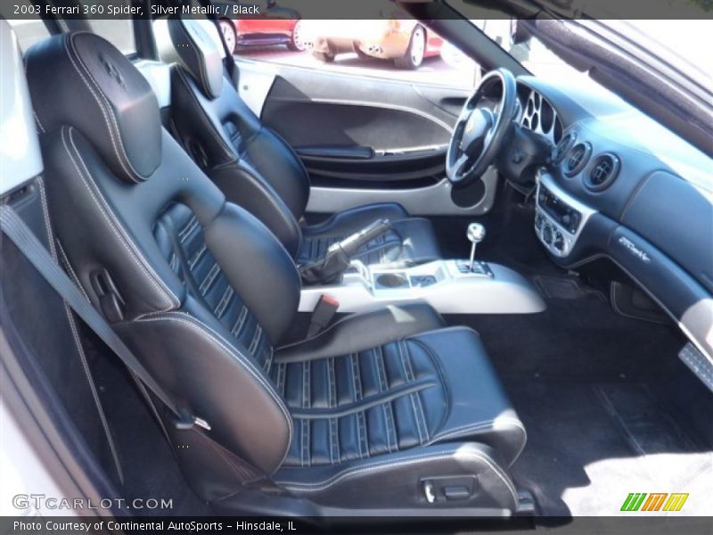  2003 360 Spider Black Interior