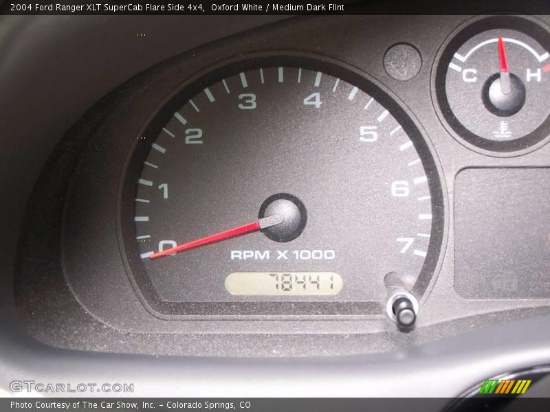 Oxford White / Medium Dark Flint 2004 Ford Ranger XLT SuperCab Flare Side 4x4
