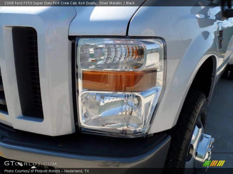 Silver Metallic / Black 2008 Ford F350 Super Duty FX4 Crew Cab 4x4 Dually