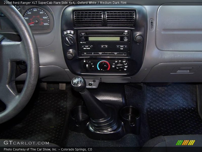 Oxford White / Medium Dark Flint 2004 Ford Ranger XLT SuperCab Flare Side 4x4