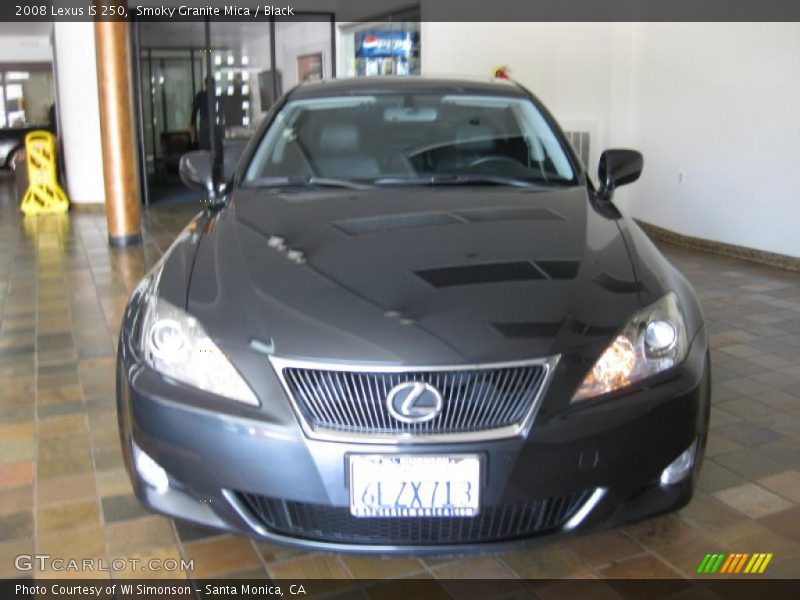 Smoky Granite Mica / Black 2008 Lexus IS 250