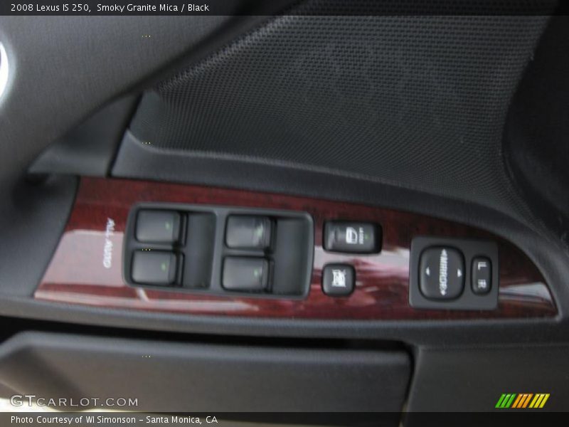 Smoky Granite Mica / Black 2008 Lexus IS 250