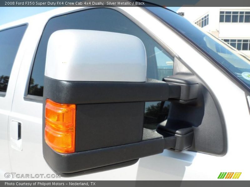 Silver Metallic / Black 2008 Ford F350 Super Duty FX4 Crew Cab 4x4 Dually