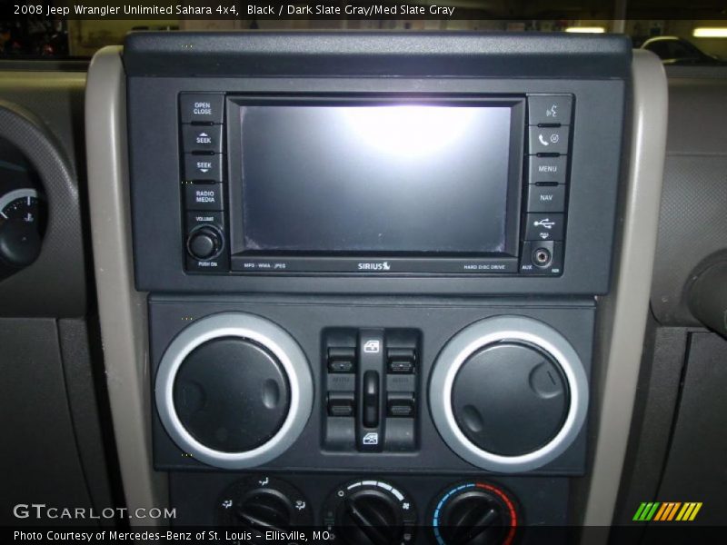 Black / Dark Slate Gray/Med Slate Gray 2008 Jeep Wrangler Unlimited Sahara 4x4