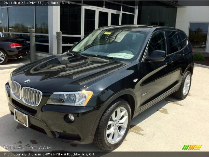 Jet Black / Black 2011 BMW X3 xDrive 35i