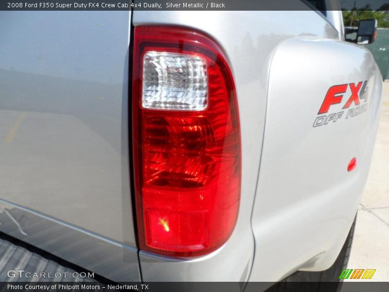 Silver Metallic / Black 2008 Ford F350 Super Duty FX4 Crew Cab 4x4 Dually