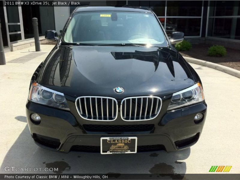 Jet Black / Black 2011 BMW X3 xDrive 35i