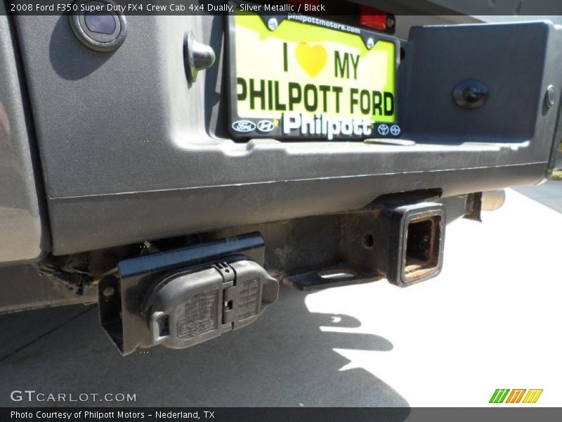 Silver Metallic / Black 2008 Ford F350 Super Duty FX4 Crew Cab 4x4 Dually