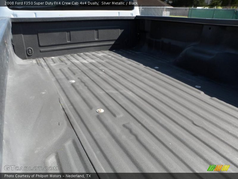 Silver Metallic / Black 2008 Ford F350 Super Duty FX4 Crew Cab 4x4 Dually
