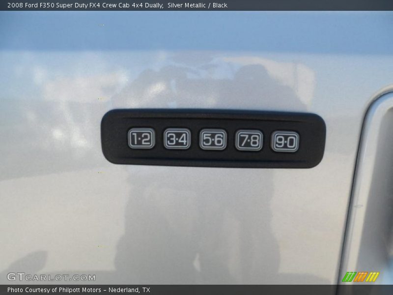 Silver Metallic / Black 2008 Ford F350 Super Duty FX4 Crew Cab 4x4 Dually