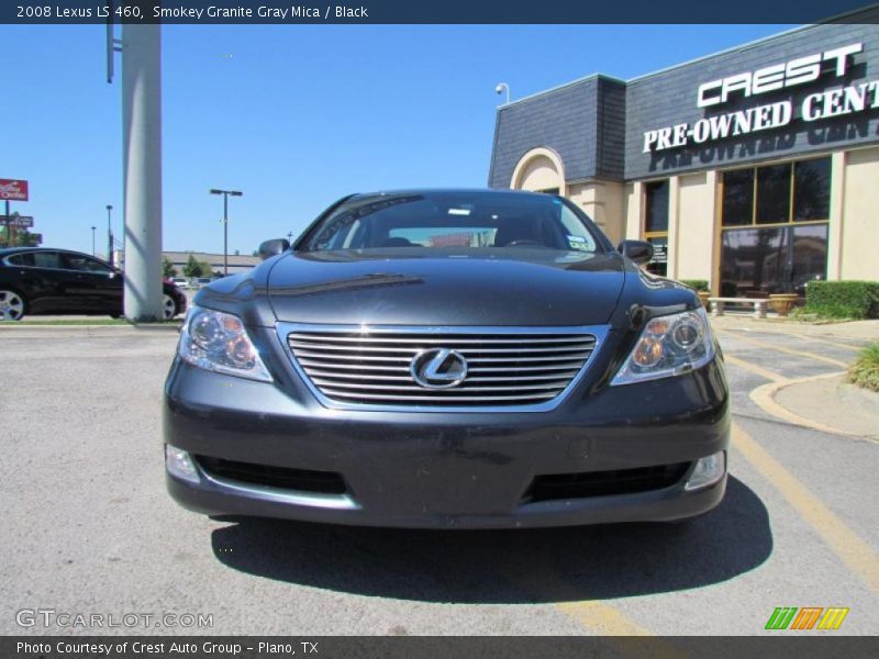 Smokey Granite Gray Mica / Black 2008 Lexus LS 460