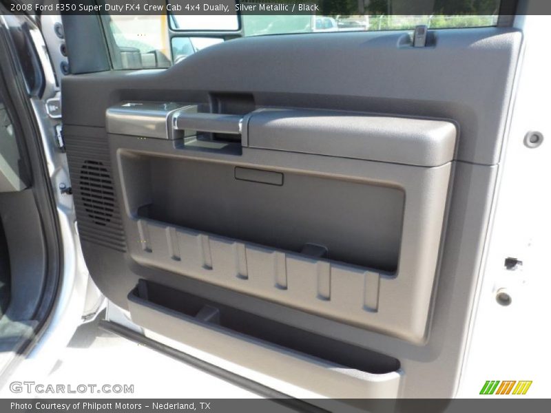 Silver Metallic / Black 2008 Ford F350 Super Duty FX4 Crew Cab 4x4 Dually