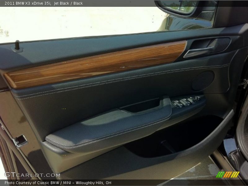 Jet Black / Black 2011 BMW X3 xDrive 35i