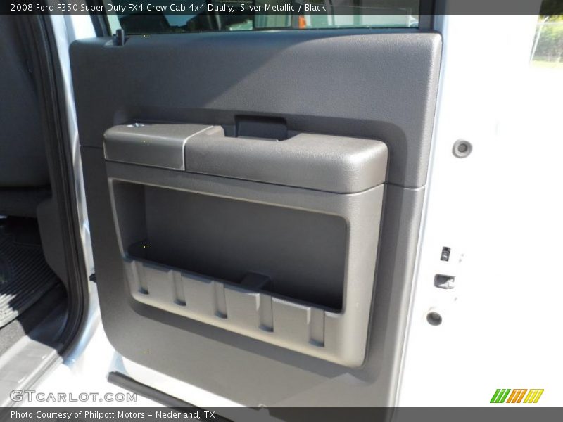 Silver Metallic / Black 2008 Ford F350 Super Duty FX4 Crew Cab 4x4 Dually