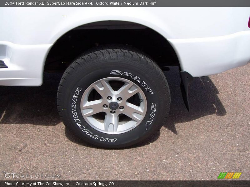 Oxford White / Medium Dark Flint 2004 Ford Ranger XLT SuperCab Flare Side 4x4