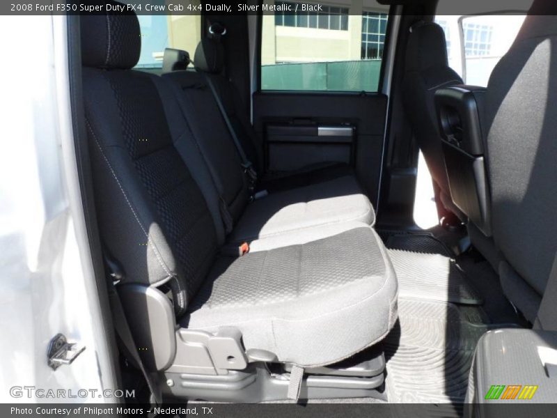 Silver Metallic / Black 2008 Ford F350 Super Duty FX4 Crew Cab 4x4 Dually