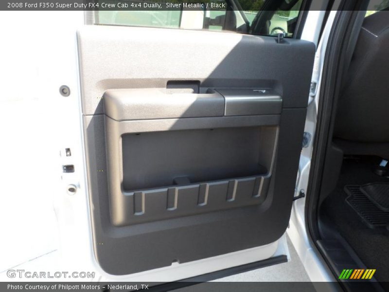Silver Metallic / Black 2008 Ford F350 Super Duty FX4 Crew Cab 4x4 Dually
