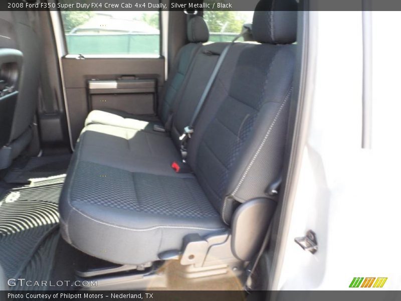 Silver Metallic / Black 2008 Ford F350 Super Duty FX4 Crew Cab 4x4 Dually