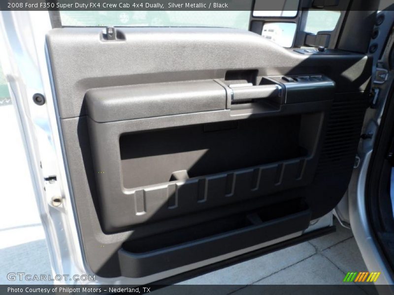 Silver Metallic / Black 2008 Ford F350 Super Duty FX4 Crew Cab 4x4 Dually