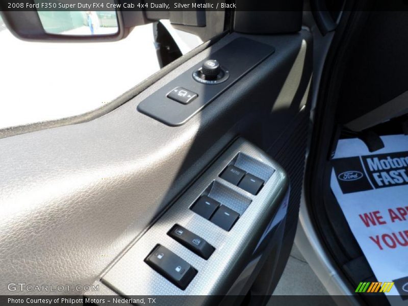 Silver Metallic / Black 2008 Ford F350 Super Duty FX4 Crew Cab 4x4 Dually